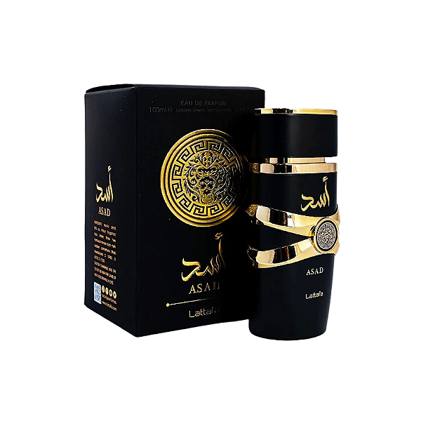 Asad Lattafa Eau de Parfum - Perfume Masculino Árabe (Ref. Olfativa ao Sauvage Elixir) 100ml