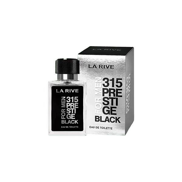 315 Prestige Black La Rive Eau de Toilette Masculino (Semelh. Olfativa 212 Vip Black) 100ml