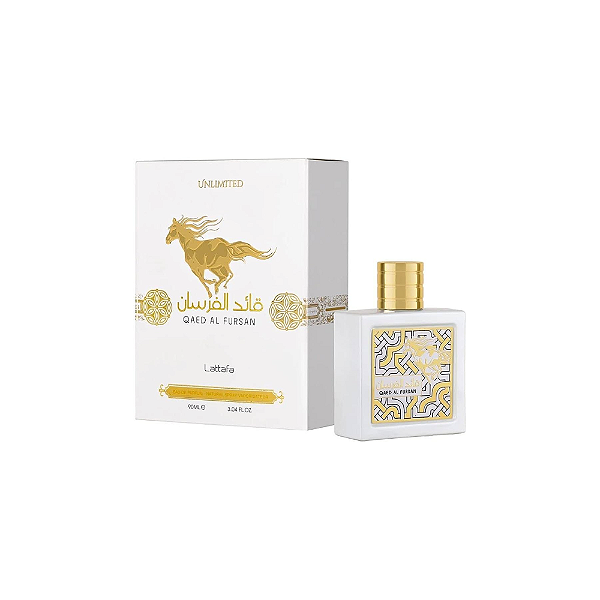 Qaed Al Fursan Lattafa - Perfume Feminino Árabe 90ml