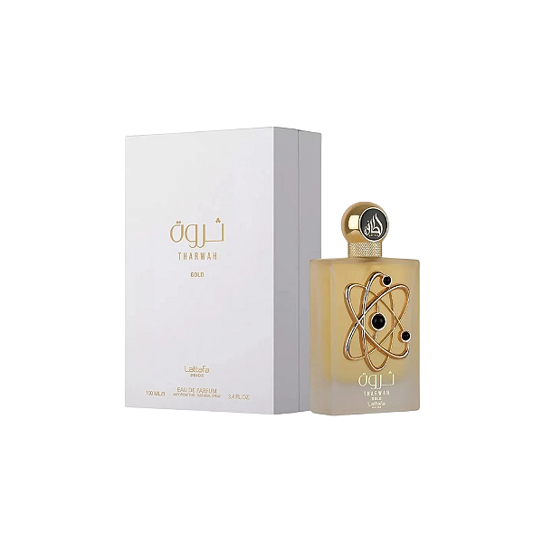 Tharwah Gold Lattafa Eau de Parfum - Perfume Feminino Árabe (Ref. Olfativa Libre) 100ml