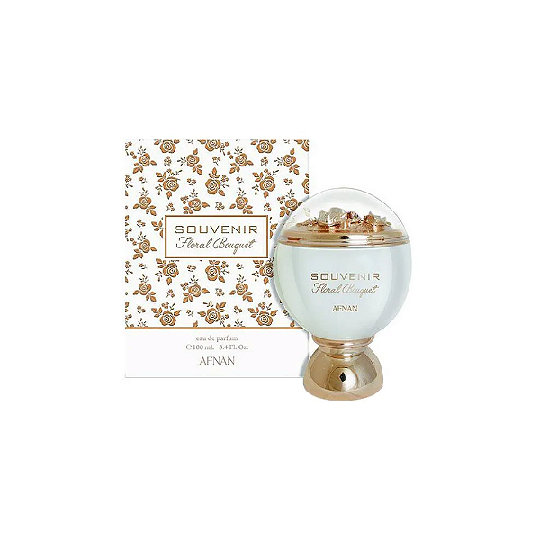 Souvenir Floral Bouquet Afnan EDP - Perfume Árabe Feminino (Ref. Olfativa Delina de Marly) 100ml