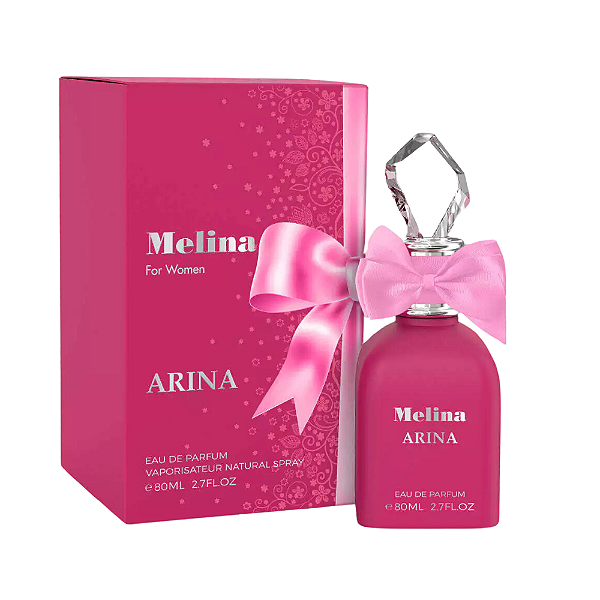 Melina for Women Arina Edp - Perfume Feminino Árabe (Ref. Olfativa Delina Oriana) 80ml