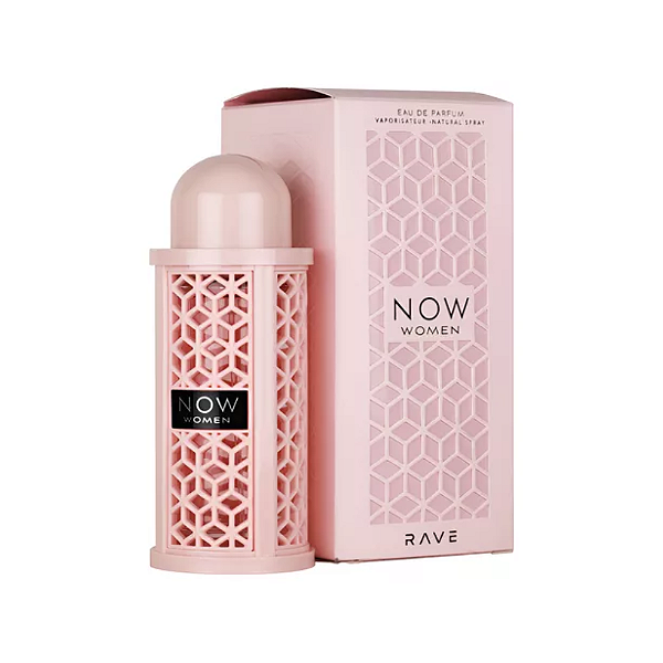 Rave Now Women Lattafa - Perfume Feminino Árabe 100ml (Ref. Olfativa Burberry Her)