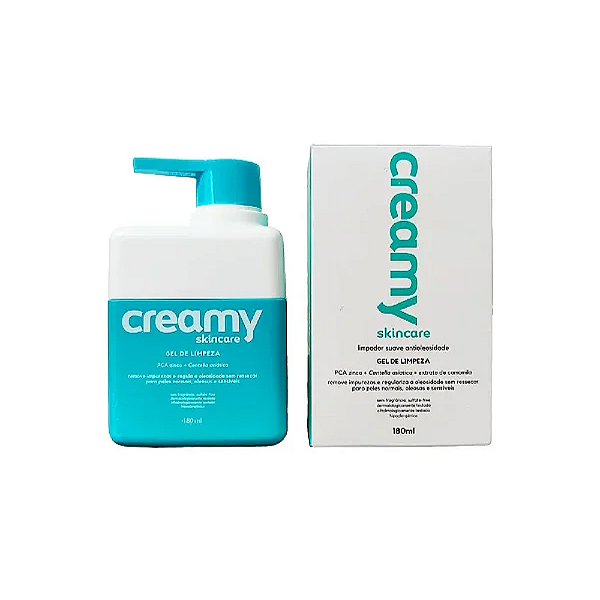 Creamy Skincare Gel limpador facial 180ml