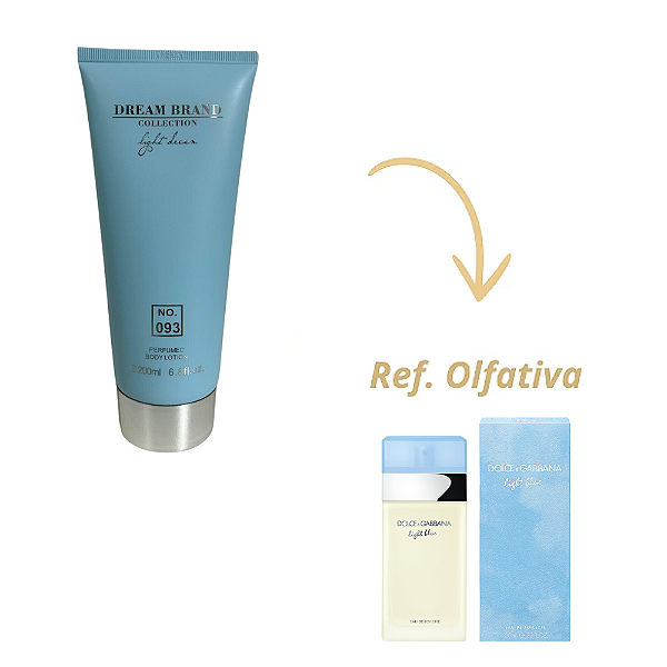 Hidratante Brand Collectio 093 Light Dream - (Ref. Olfativa Light Blue) 200ml