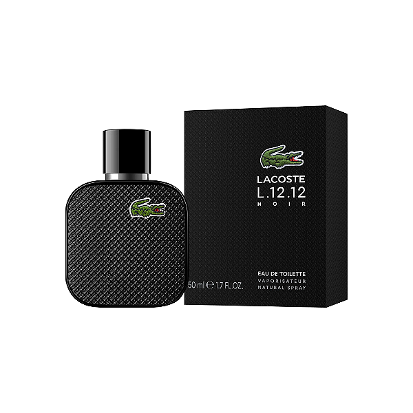 L.12.12 Lacoste Noir Eau de Toilette - Perfume Masculino 50ml