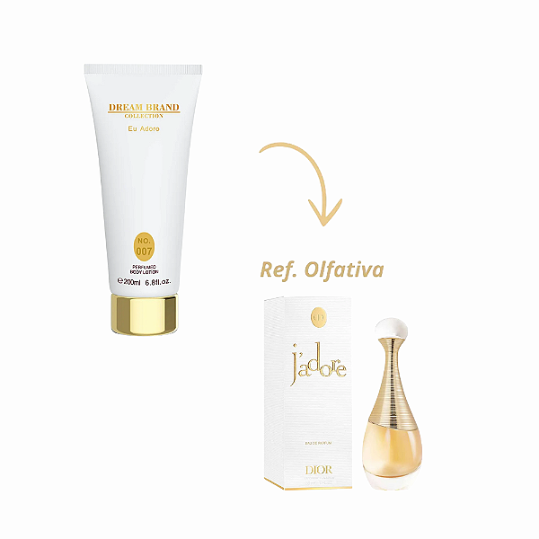 Hidratante Brand Collection 007 - (Ref. Olfativa J'adore) 200ml