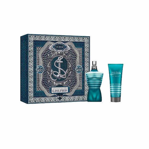 Kit Le Male Jean Paul Gaultier Edt 75 ml + Gel Cabelo 75ml