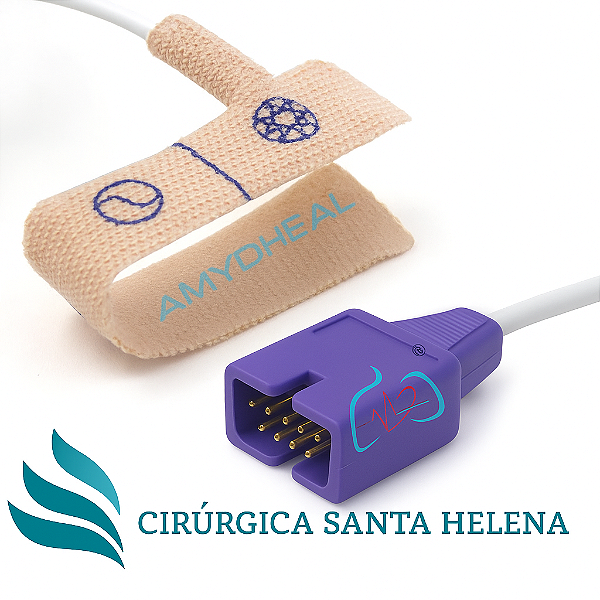 Sensor Oximetria spo2 .Compativel OxiMax Nellcor Neonatal-Adulto RMS: 82521390001