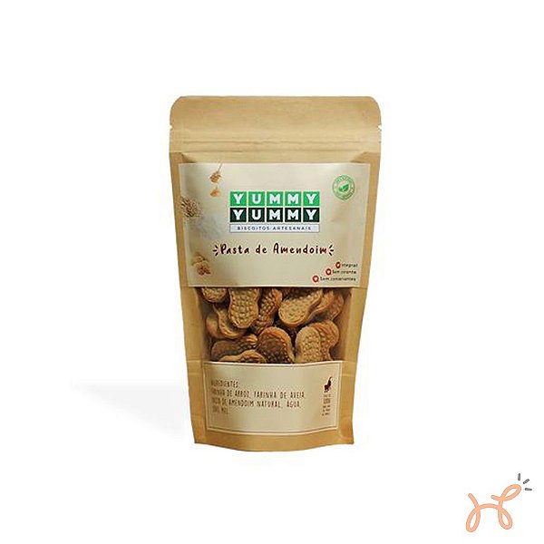 Biscoito Petisco para cães Pasta de Amendoim - Yummy Yummy
