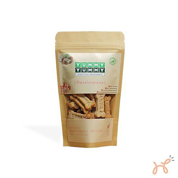 Biscoito Petisco para cães Hipoalergênico - Yummy Yummy