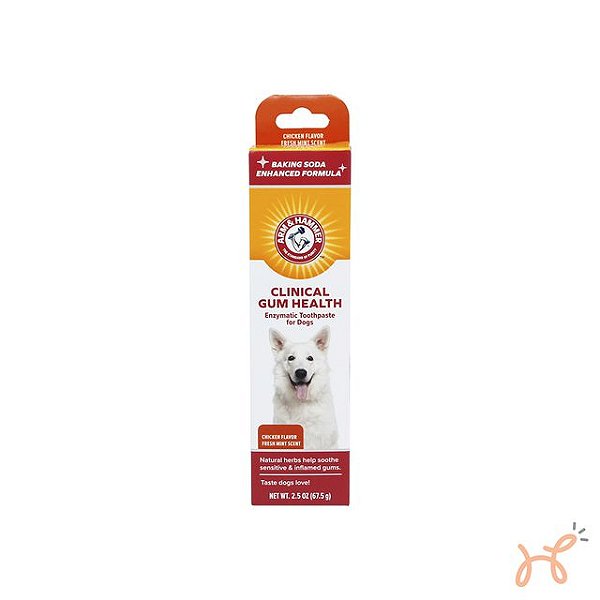 Pasta de Dentes Enzimática para Cães Gengivas Saudáveis Gum Health Sabor Frango - Arm & Hammer