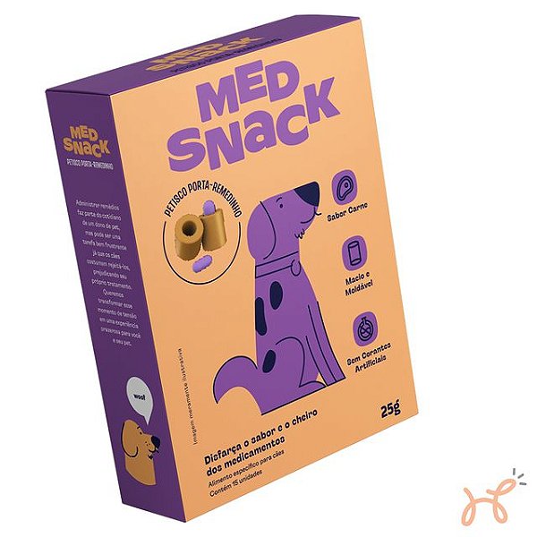 Petisco Facilitador de Medicações para Cães Med Snack 25 gr - Frebo