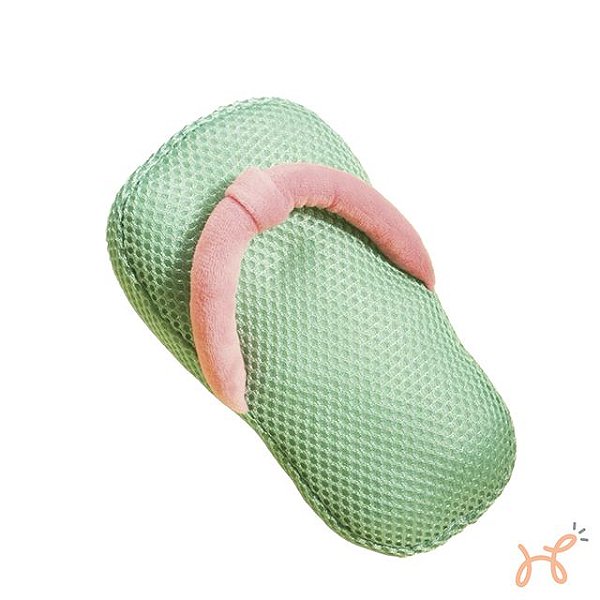 Brinquedo Pelúcia para Cães com Apito Chinelo Oriental - Toya