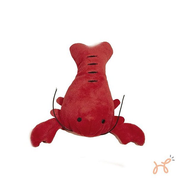 Brinquedo Pelúcia para Cães com Apito Lagosta - Toya
