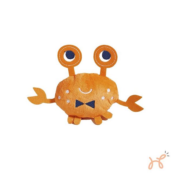 Brinquedo Pelúcia para Cães com Apito Cranguejo - Toya