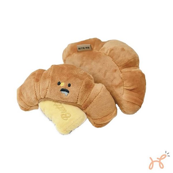 Brinquedo Pelúcia para Cães com Apito Croissant  - Toya