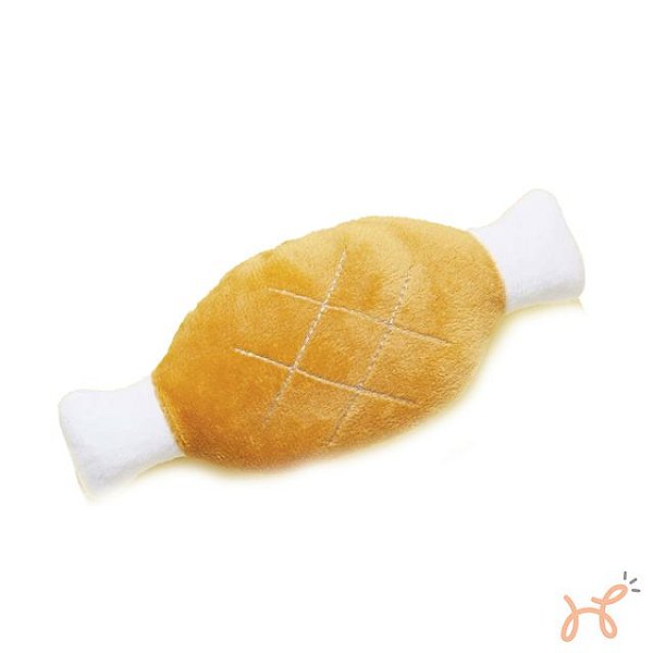 Brinquedo Pelúcia para Cães com Apito Turkey Leg - Toya