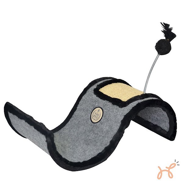 Arranhador de Chão para Gatos Curvo - São Pet