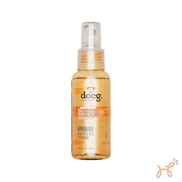 Protetor Solar de Pelos para Cães e Gatos com Pantenol e Quinoa 120ml - Docg