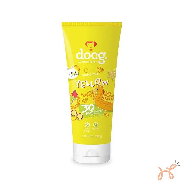 Protetor Solar para Pets Make Me Yellow 30g - Docg