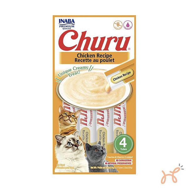 Petisco para Gatos Churu Frango - Inaba