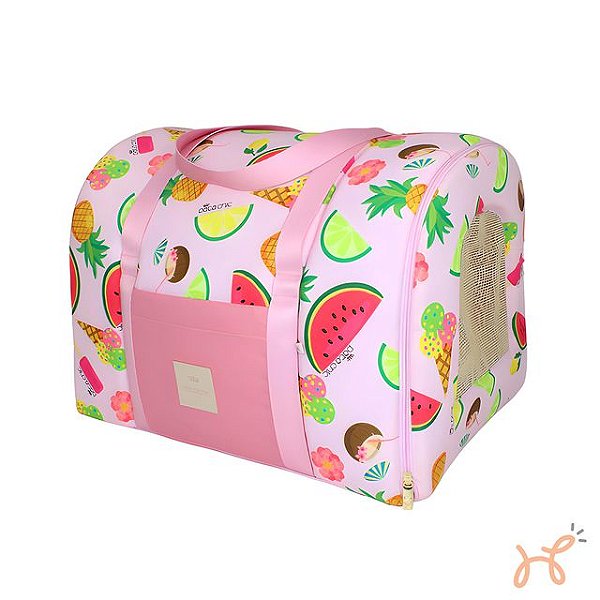 Bolsa de Transporte Pet Tecido Fruit Flow - Pata Chic
