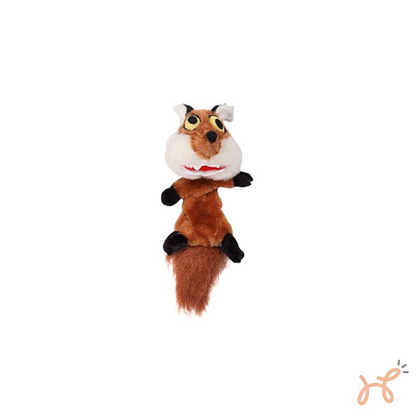Brinquedo Pelúcia para Cães Raposa Big Eyes Funky - Pawise