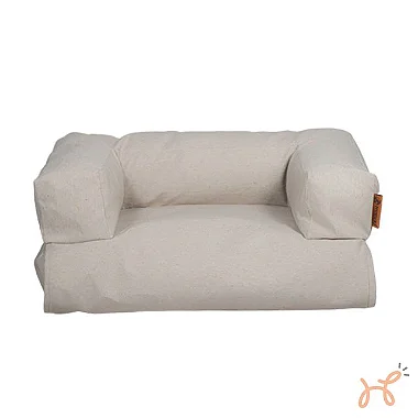 Sofá Cama para Cães e Gatos Linho 3 em 1 Creme - Mabuu