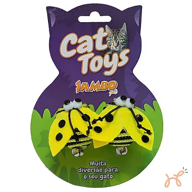 Brinquedo para Gatos Abelhinha Redonda Cat toys - Jambo
