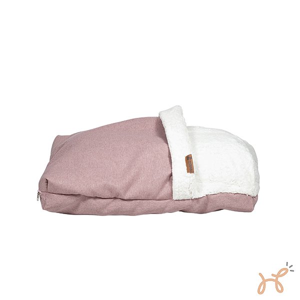 Cama Almofada para Cães e Gatos Saco de Dormir Rosa - Mabuu