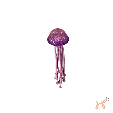 Brinquedo de Borracha para Cães Água Viva Chew & Floss Pequeno - Pawise