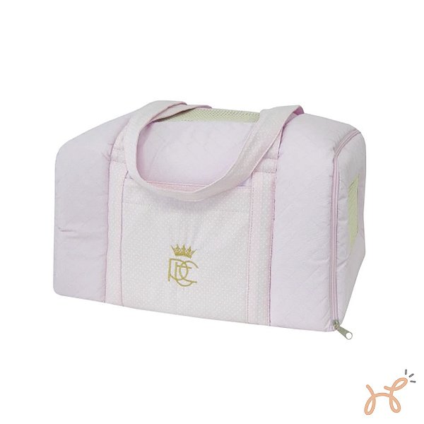Bolsa de Transporte Pet p/ Avião Courano Poá Rosa - Pata Chic