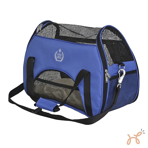 Bolsa de Tranporte Pet Atenas Azul - São Pet