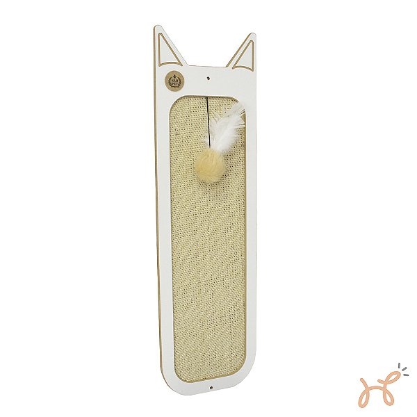 Arranhador de Parede para Gatos Baccor Branco - São Pet
