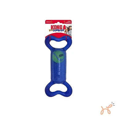 Brinquedo Cabo de Guerra para Cães Jumbler Tug Azul - Kong