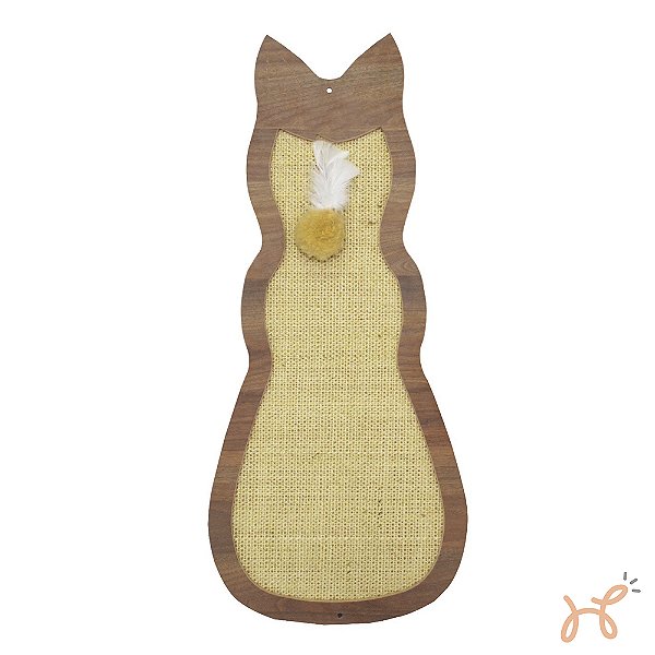 Arranhador de Parede para Gatos Catlike Marrom - São Pet