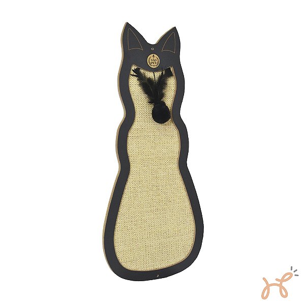 Arranhador de Parede para Gatos Catlike Preto - São Pet