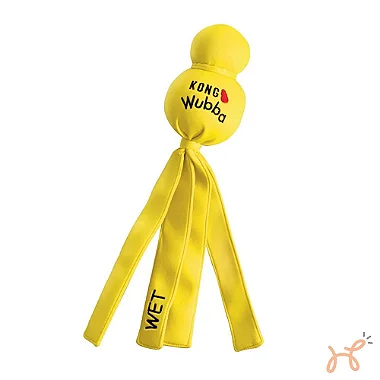 Brinquedo de Água para Cães Wet Wubba Amarelo - Kong