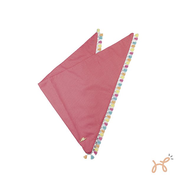 Bandana para Pet Boho Chic Rosa - Milli Mania