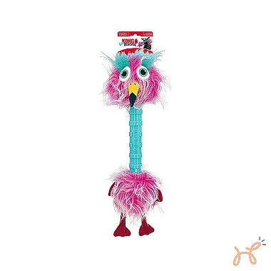 Brinquedo Pelúcia para Cães Cruncheez Stretch Birds XG Pink/Blue - Kong