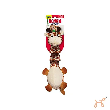 Brinquedo Pelúcia para Cães Danglers Giraffe - Kong