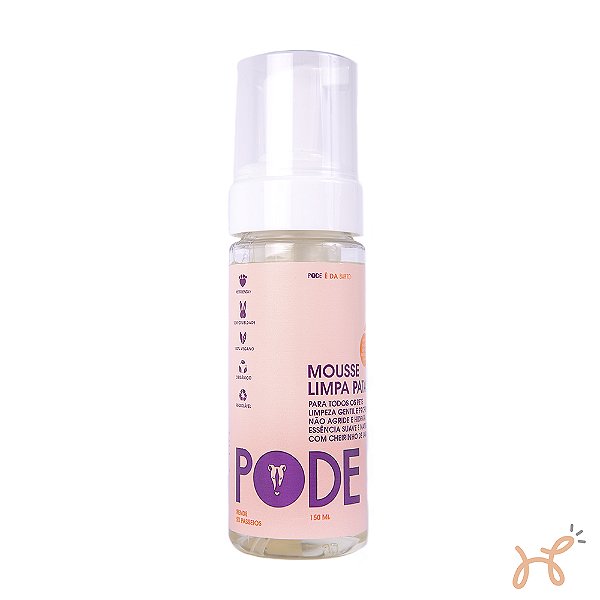 Mousse Limpa Patas Pode - Bartô