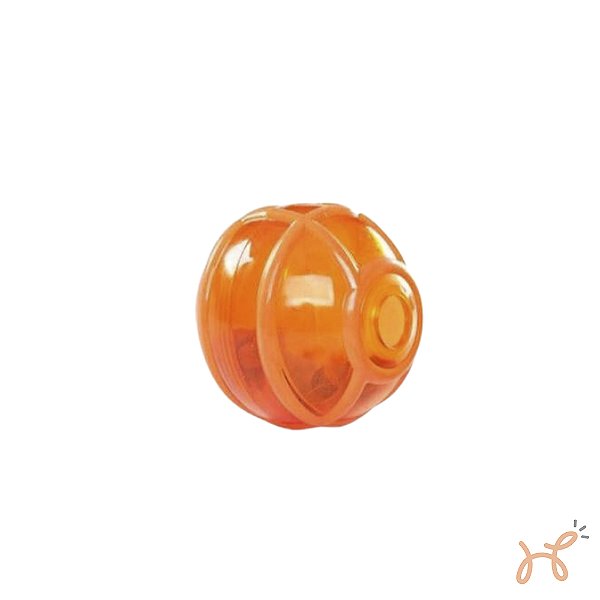 Bola Inteligente Porta Petisco para Cães Smart Treat Ball Laranja - Pawise