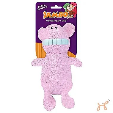 Brinquedo Pelúcia para Cães Dentinho Porco - Jambo
