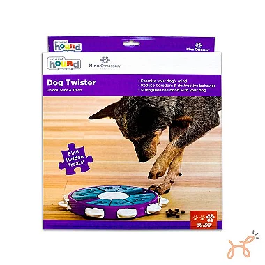 Brinquedo Interativo para Cães Tabuleiro Dog Twister - Nina Ottosson
