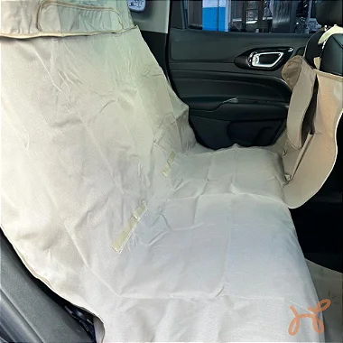 Capa Protetora para Banco Traseiro de Carro Pet Impermeável  Bege - Mabuu