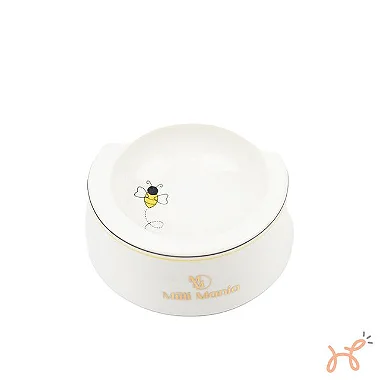 Comedouro para Cães Porcelana Abelhinha P - Milli Mania