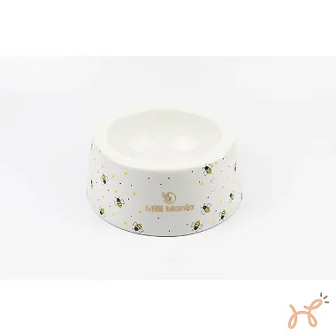 Comedouro para Cães Porcelana Abelhinhas G - Milli Mania