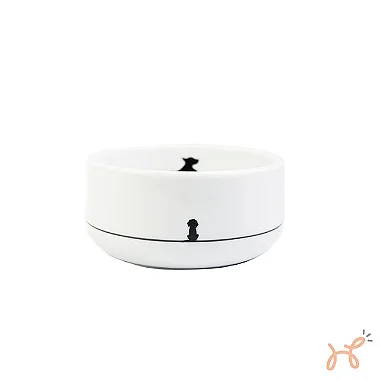 Comedouro para Cães Porcelana Silhueta Dog P - Ace Dog